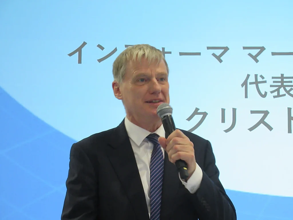 インフォーマ マーケッツ ジャパンのクリストファー・イブ社長